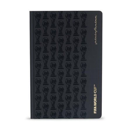 Блокнот з кам'яного паперу Pininfarina FIFA Edition Pattern Black Cup, формат А5, 128 аркушів в лінію FFNB03 фото