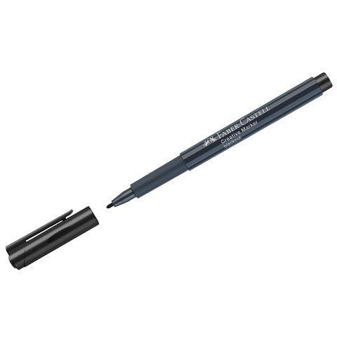 Маркер для декора Faber-Castell Creative Marker Black, M (1,5 мм), цвет черный, 160799 160799 фото