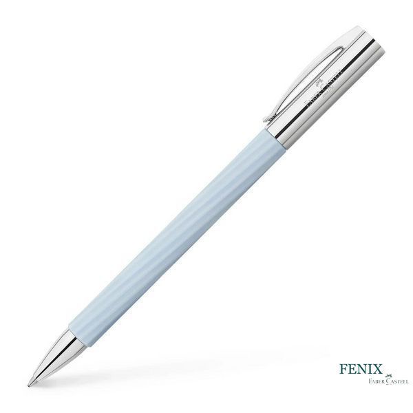 Ручка кулькова Faber-Castell Ambition Italic Ice Blue, колір корпусу крижаний синій, 147775 147775 фото