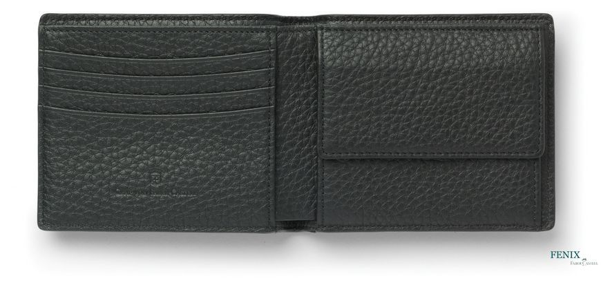 Бумажник Graf von Faber-Castell Cashmere black, горизонтальный черный, 118695 118695 фото