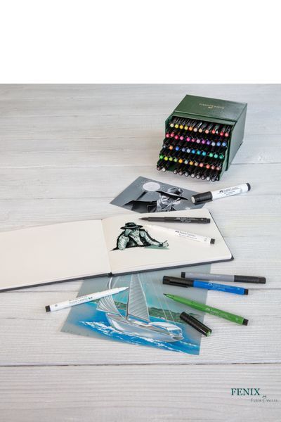 Маркер Faber-Castell PITT&reg; ARTIST PEN "BIG BRUSH" №101 белый, 167601 167601 фото