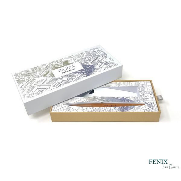 Ручка кулькова Pininfarina Piuma Ink ITALIAN BEAUTY MILANO, корпус з деревини груші, Мілан FOPIUBINKMI фото