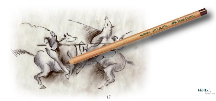 Набір пастельних олівців Faber-Castell Pitt Pastel pencil, 3 кольори в блістерній упаковці, 112797 112797 фото