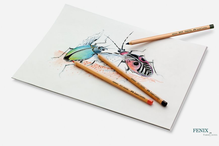 Набір пастельних олівців Faber-Castell Pitt Pastel pencil, 3 кольори в блістерній упаковці, 112797 112797 фото