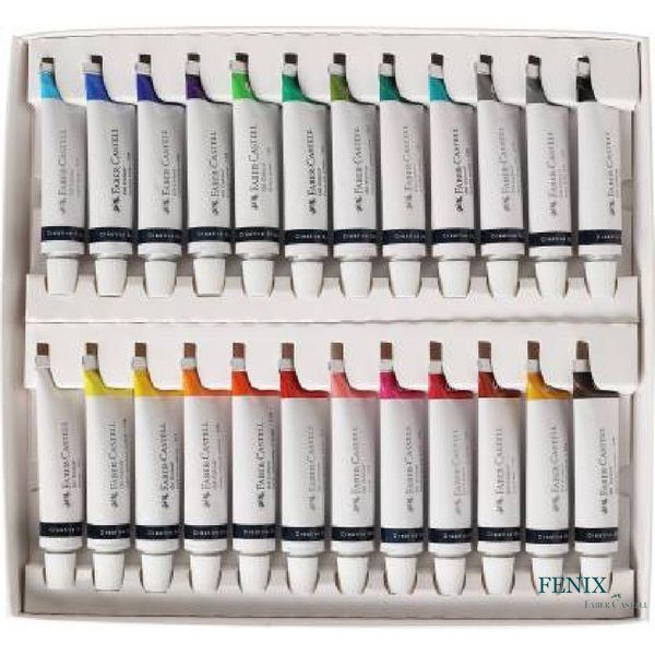 Фарби олійні 24 кольора Faber-Castell Creative Studio, 24 туб х 9 мл, 379524 379524 фото