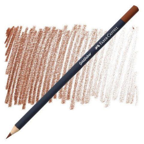 Цветной карандаш Faber-Castell Goldfaber цвет жженая сиена №283 (Burnt Sienna), 114797 114797 фото