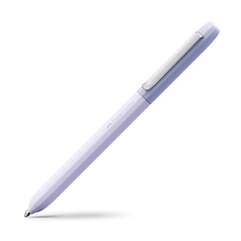Ручка кулькова поворотна Faber-Castell серії AVORI Dream Weaver, колір корпусу фіолетовий, синя М (0,7 мм), 142703 142703 фото