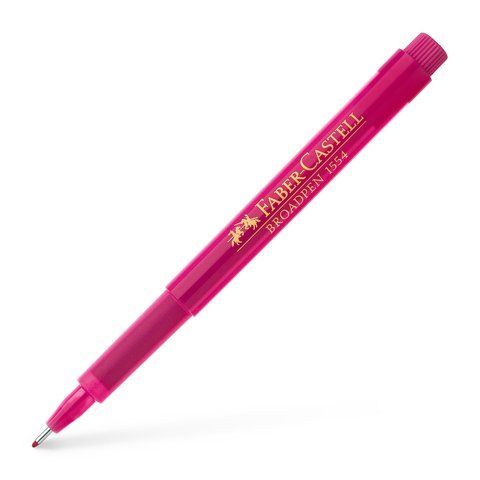 Капиллярная ручка Faber-Castell BROADPEN 1554 розовый, 0,8 мм, 155428 155428 фото