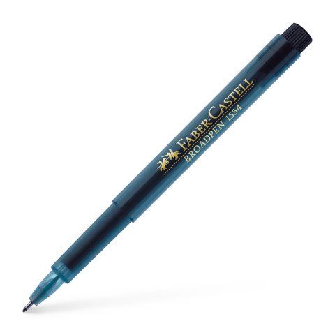 Капиллярная ручка Faber-Castell BROADPEN 1554 черный, 0,8 мм, 155499 155499 фото