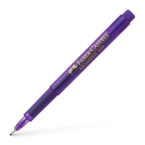 Капиллярная ручка Faber-Castell BROADPEN 1554 фиолетовый, 0,8 мм, 155436 155436 фото