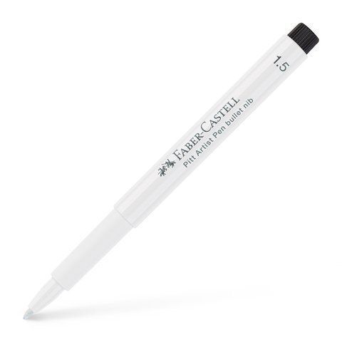Ручка капиллярная Faber-Castell PITT&reg; ARTIST PEN 1.5 мм цвет белый №101, 167893 167893 фото