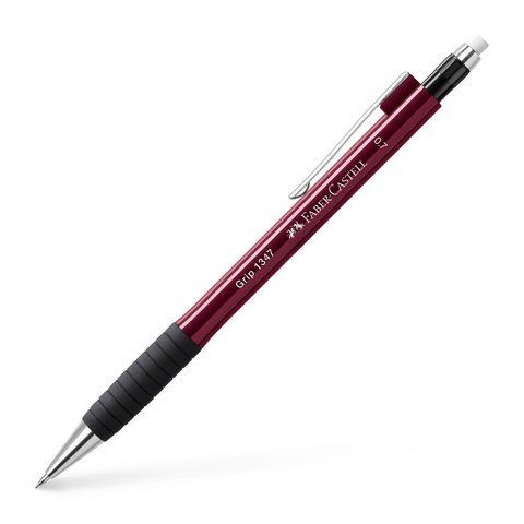 Олівець механічний Faber-Castell GRIP 1347, колір корпус вінний червоний (0,7 мм), 134721 134721 фото