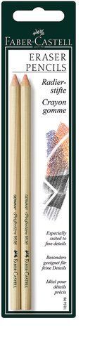 Ластик-карандаш Faber-Castell Perfection 7056 для удаления графитного грифеля и угля набор 2 шт, 185698 185698 фото