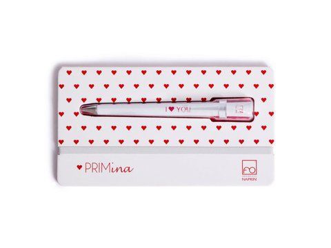 Вічний олівець Pininfarina Forever PRIMina I Love You, алюмінієвий корпус білого кольору NPKRE01589 фото