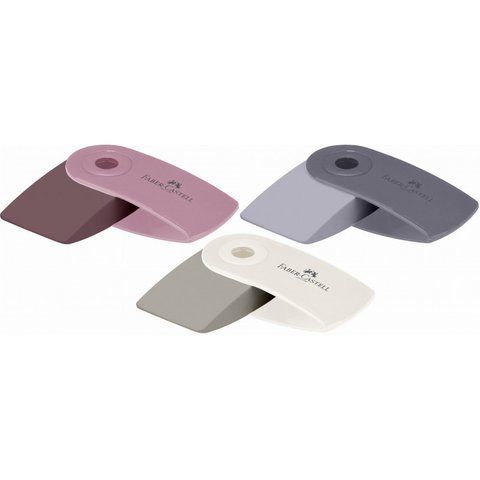 Ластик виниловый Faber-Castell SLEEVE Mini Harmony в пластиковом чехле, цвета ассорти, 182434 182434 фото