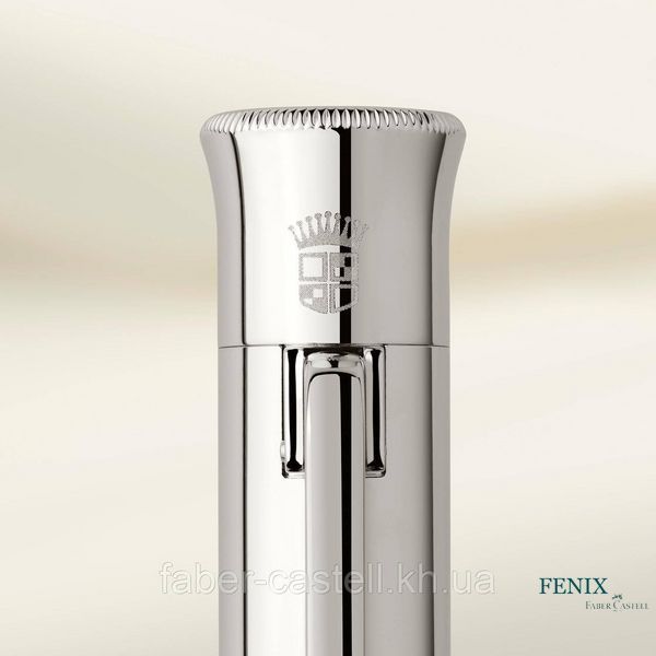 Ручка перова Graf von Faber-Castell Fountain pen Guilloche Sage Green, корпус шавліяно-зелений, перо F (0,5 мм), 145321 145321 фото