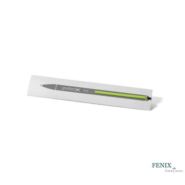 Ручка кулькова Pininfarina GrafeeX Green Ballpoint Pen, кліп зелений GFX002VE фото